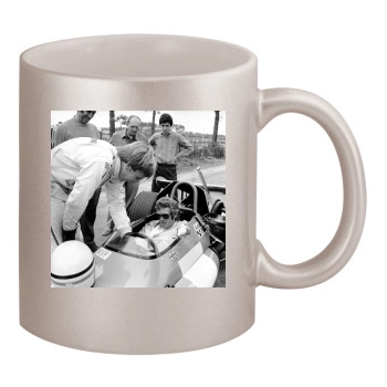 Steve Mcqueen 11oz Metallic Silver Mug