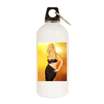 Sugababes White Water Bottle With Carabiner