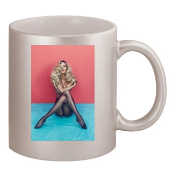 Tanya Mityushina 11oz Metallic Silver Mug