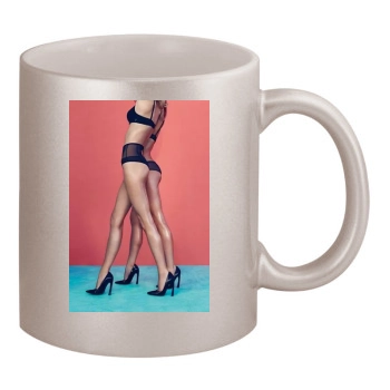 Tanya Mityushina 11oz Metallic Silver Mug