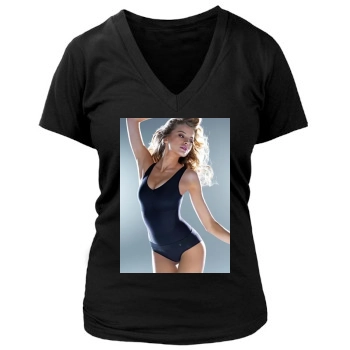 Tanya Mityushina Women's Deep V-Neck TShirt