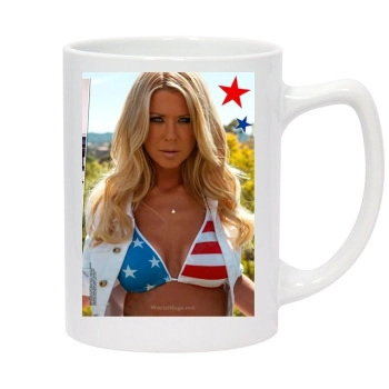 Tara Reid 14oz White Statesman Mug