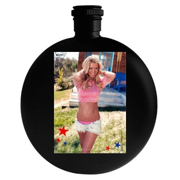 Tara Reid Round Flask