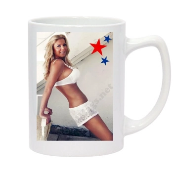 Tara Reid 14oz White Statesman Mug