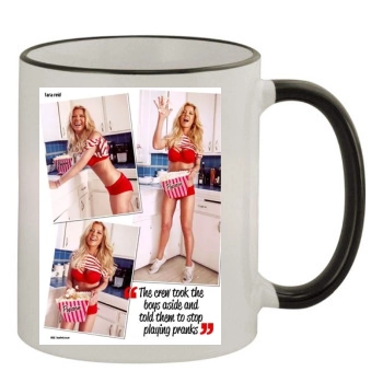 Tara Reid 11oz Colored Rim & Handle Mug