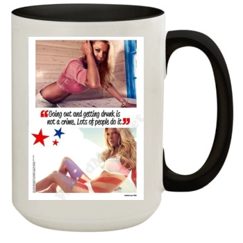 Tara Reid 15oz Colored Inner & Handle Mug