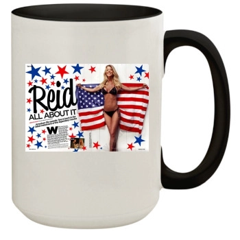 Tara Reid 15oz Colored Inner & Handle Mug