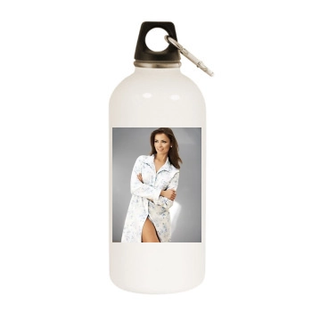 Almudena Fernandez White Water Bottle With Carabiner