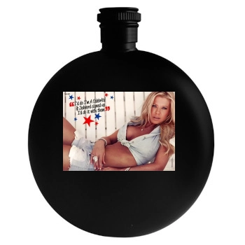 Tara Reid Round Flask