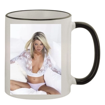 Tara Reid 11oz Colored Rim & Handle Mug