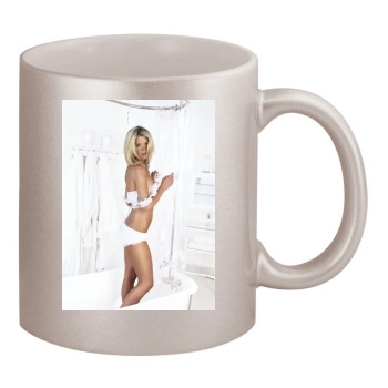 Tara Reid 11oz Metallic Silver Mug