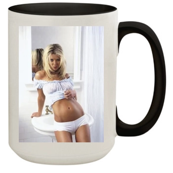 Tara Reid 15oz Colored Inner & Handle Mug