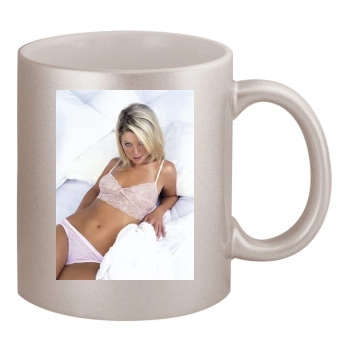 Tara Reid 11oz Metallic Silver Mug