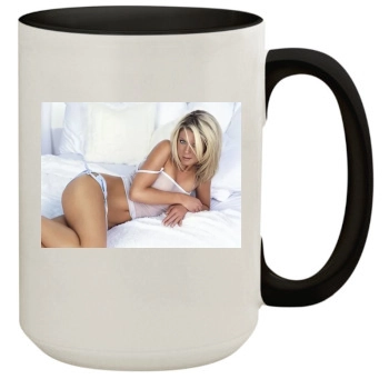 Tara Reid 15oz Colored Inner & Handle Mug