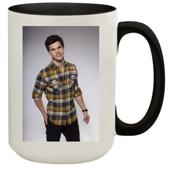 Taylor Lautner 15oz Colored Inner & Handle Mug