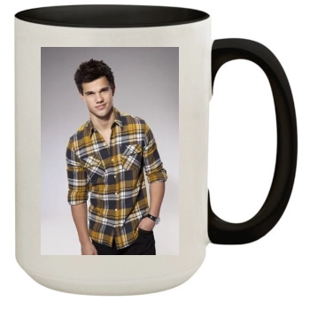 Taylor Lautner 15oz Colored Inner & Handle Mug