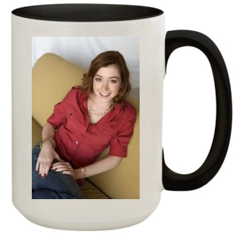 Alyson Hannigan 15oz Colored Inner & Handle Mug