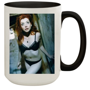 Alyson Hannigan 15oz Colored Inner & Handle Mug