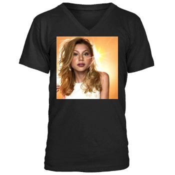 Alyson Michalka Men's V-Neck T-Shirt