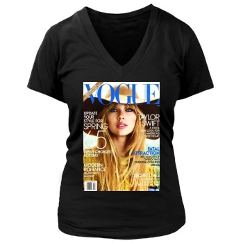 Taylor Swift Women's Deep V-Neck TShirt