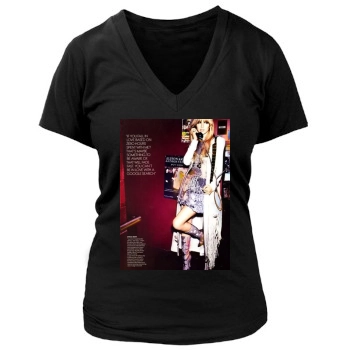 Taylor Swift Women's Deep V-Neck TShirt