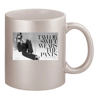 Taylor Swift 11oz Metallic Silver Mug