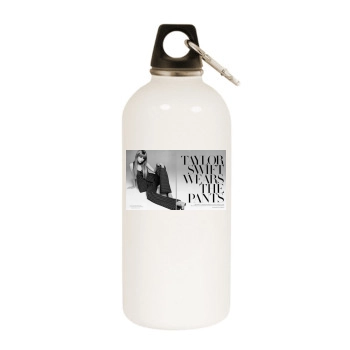 Taylor Swift White Water Bottle With Carabiner