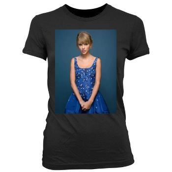 Taylor Swift Women's Junior Cut Crewneck T-Shirt