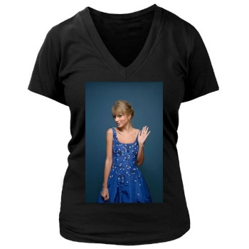 Taylor Swift Women's Deep V-Neck TShirt