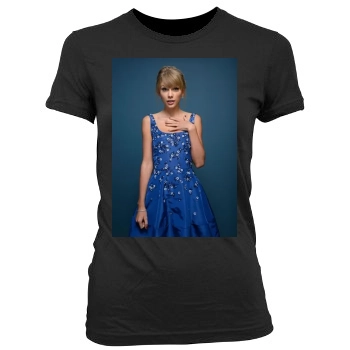 Taylor Swift Women's Junior Cut Crewneck T-Shirt