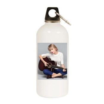 Taylor Swift White Water Bottle With Carabiner