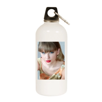 Taylor Swift White Water Bottle With Carabiner