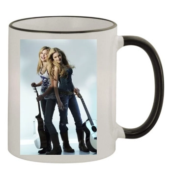 Alyson Michalka 11oz Colored Rim & Handle Mug