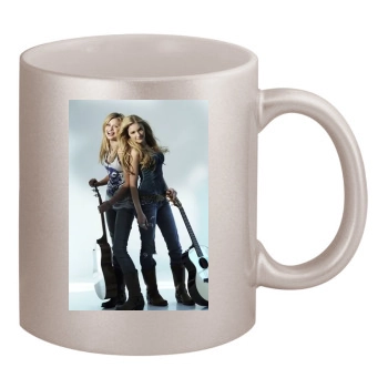 Alyson Michalka 11oz Metallic Silver Mug