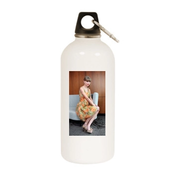 Taylor Swift White Water Bottle With Carabiner