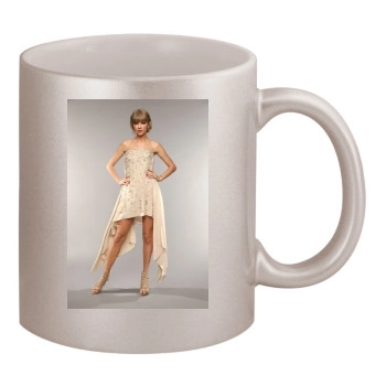 Taylor Swift 11oz Metallic Silver Mug