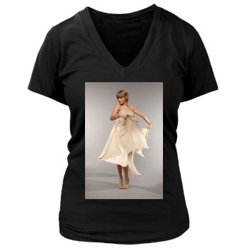 Taylor Swift Women's Deep V-Neck TShirt