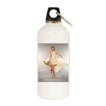 Taylor Swift White Water Bottle With Carabiner