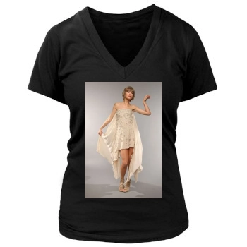 Taylor Swift Women's Deep V-Neck TShirt