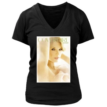 Taylor Swift Women's Deep V-Neck TShirt