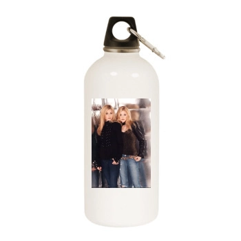 Alyson Michalka White Water Bottle With Carabiner