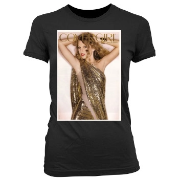 Taylor Swift Women's Junior Cut Crewneck T-Shirt