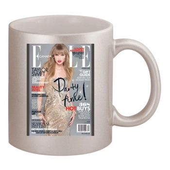 Taylor Swift 11oz Metallic Silver Mug