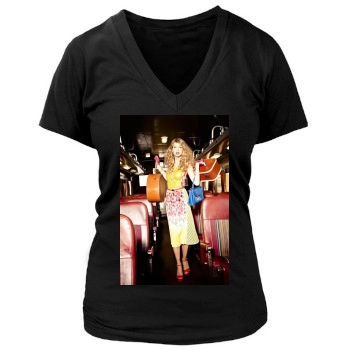 Taylor Swift Women's Deep V-Neck TShirt