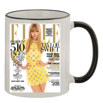 Taylor Swift 11oz Colored Rim & Handle Mug