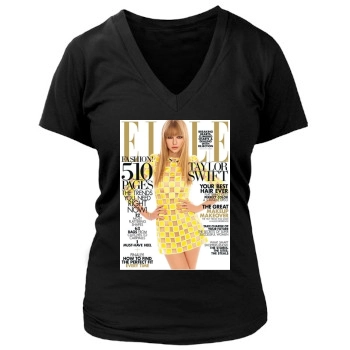 Taylor Swift Women's Deep V-Neck TShirt