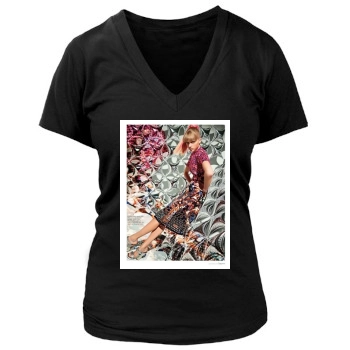 Taylor Swift Women's Deep V-Neck TShirt