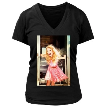 Taylor Swift Women's Deep V-Neck TShirt