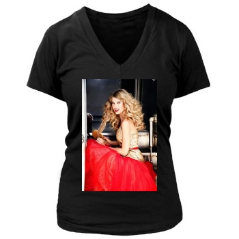 Taylor Swift Women's Deep V-Neck TShirt