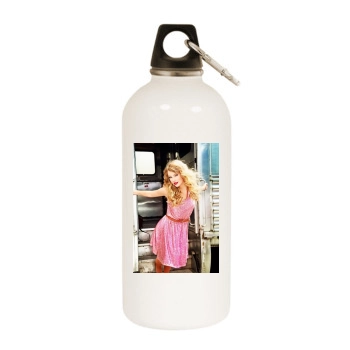 Taylor Swift White Water Bottle With Carabiner